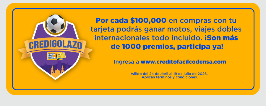 Cr&eacute;dito f&acute;cil codensa