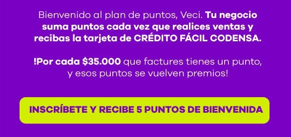 Cr&eacute;dito f&acute;cil codensa