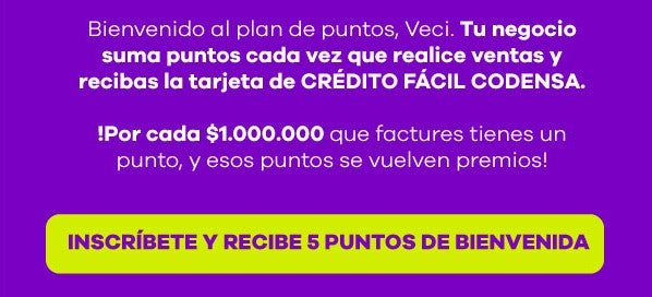 Cr&eacute;dito f&acute;cil codensa