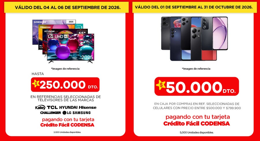 Cr&eacute;dito f&acute;cil codensa