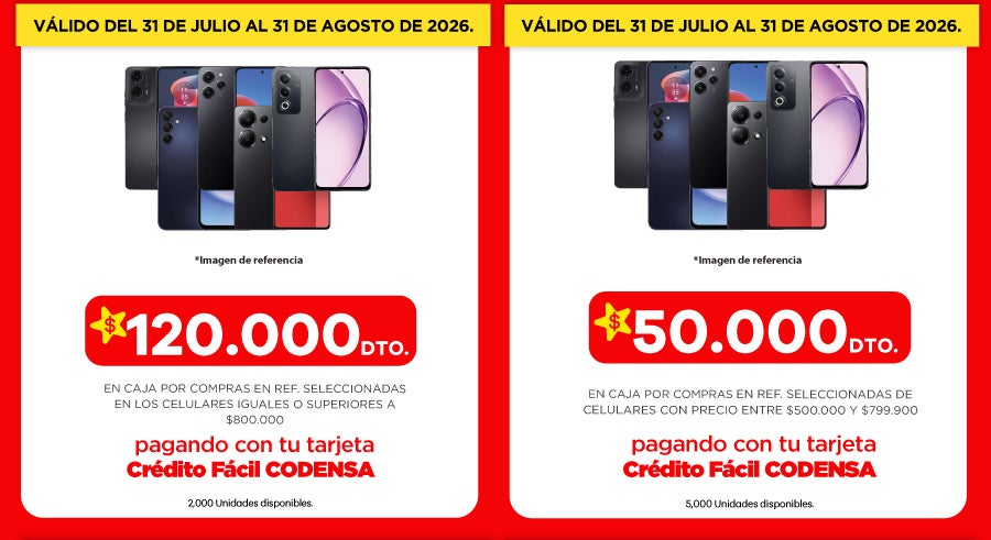 Cr&eacute;dito f&acute;cil codensa