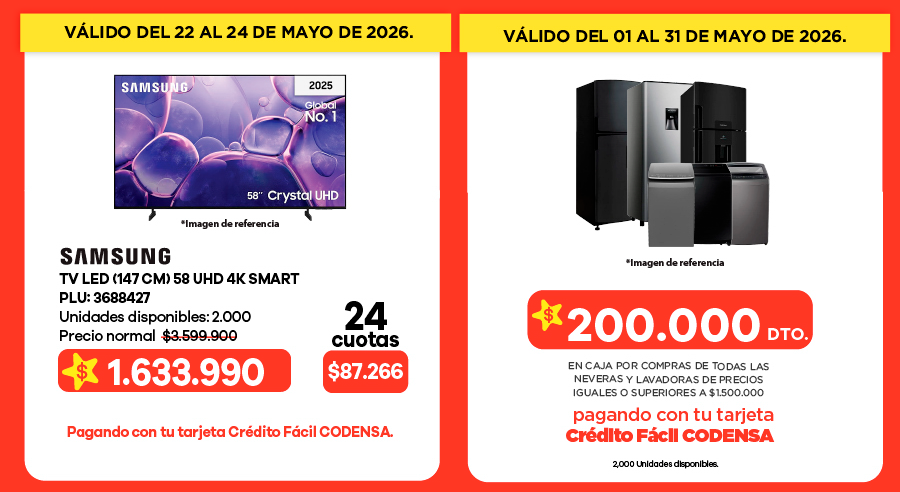 Cr&eacute;dito f&acute;cil codensa