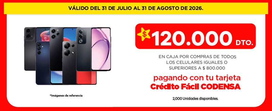 Cr&eacute;dito f&acute;cil codensa