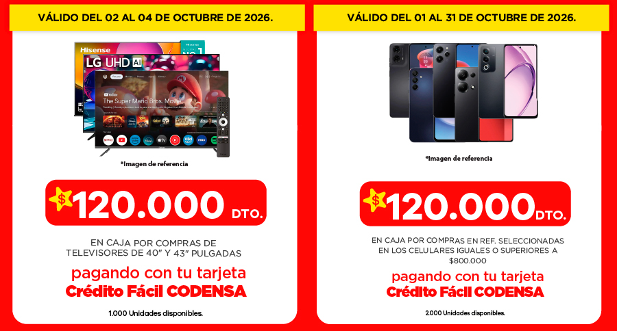 Cr&eacute;dito f&acute;cil codensa