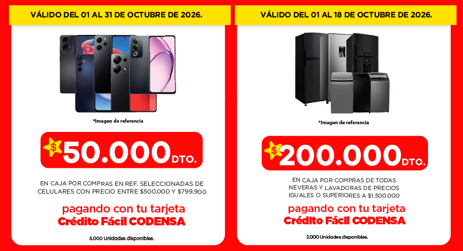 Cr&eacute;dito f&acute;cil codensa