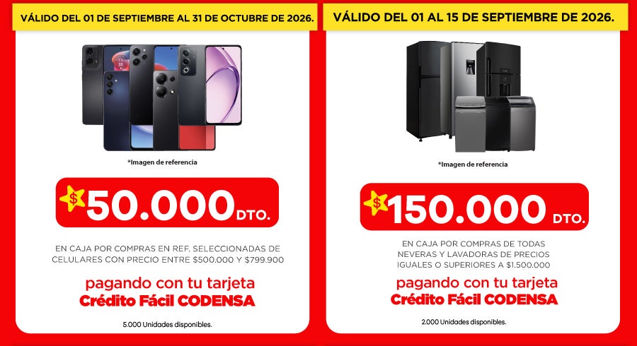 Cr&eacute;dito f&acute;cil codensa
