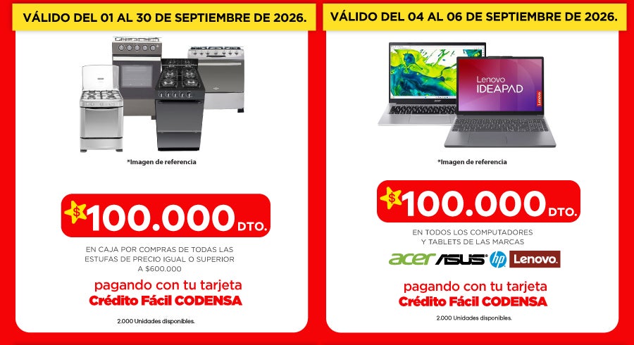 Cr&eacute;dito f&acute;cil codensa