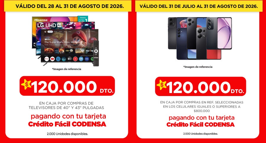 Cr&eacute;dito f&acute;cil codensa