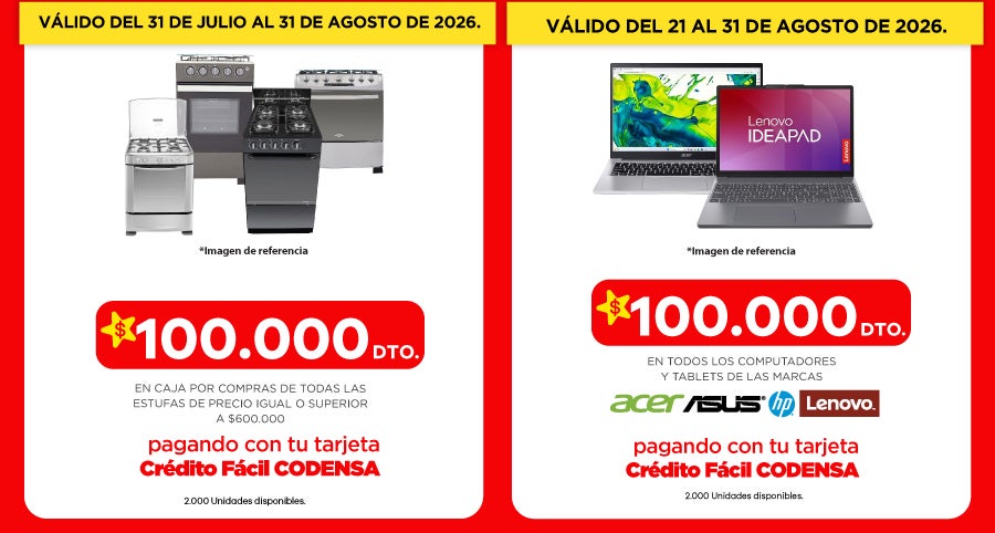 Cr&eacute;dito f&acute;cil codensa