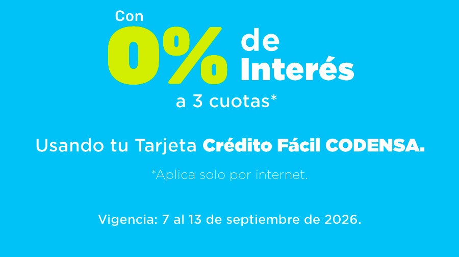 Cr&eacute;dito f&acute;cil codensa