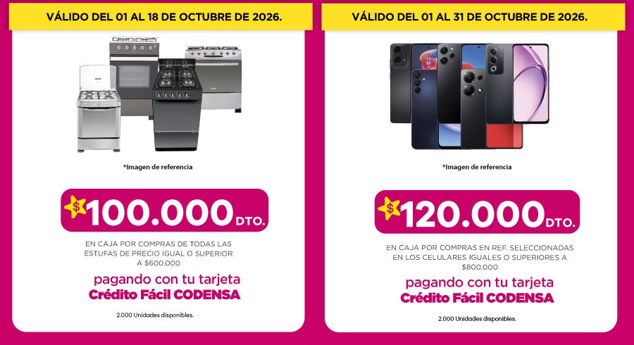 Cr&eacute;dito f&acute;cil codensa