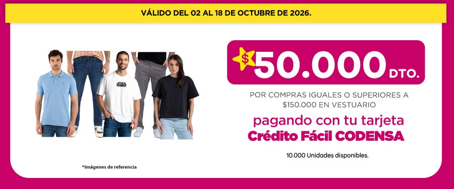 Cr&eacute;dito f&acute;cil codensa