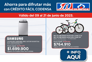 ALMACENES OLIMPICA LAVADORAS