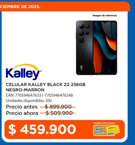 Cr&eacute;dito f&acute;cil codensa