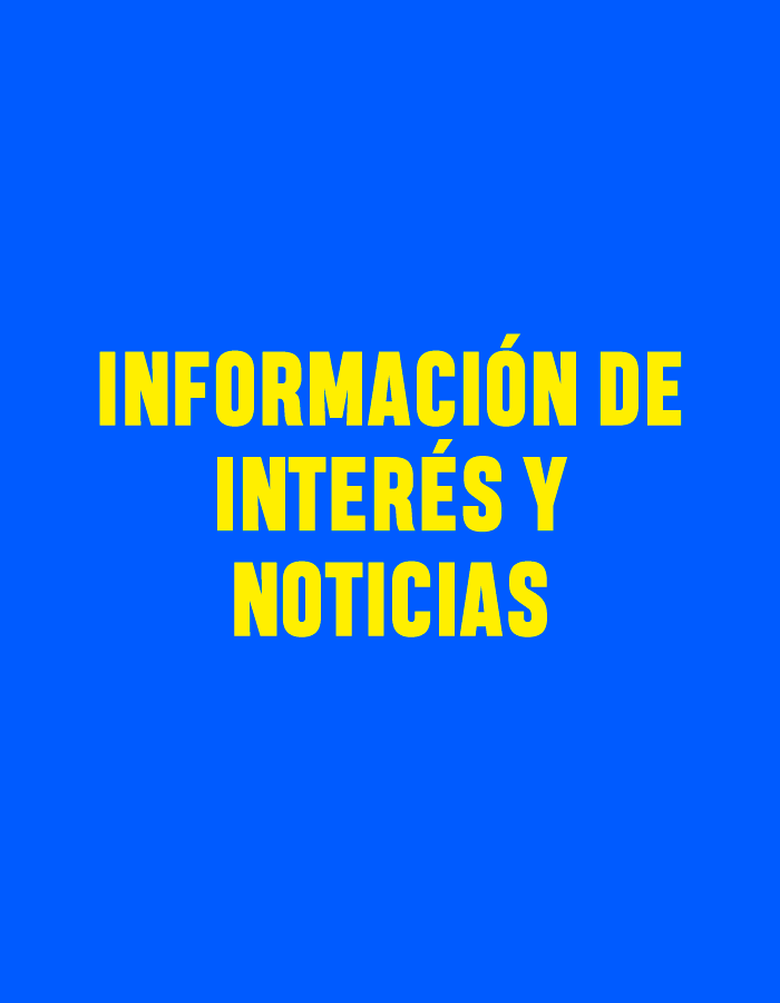 Información de interés y noticias