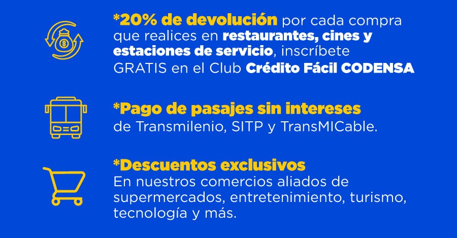 Crédito f´cil codensa
