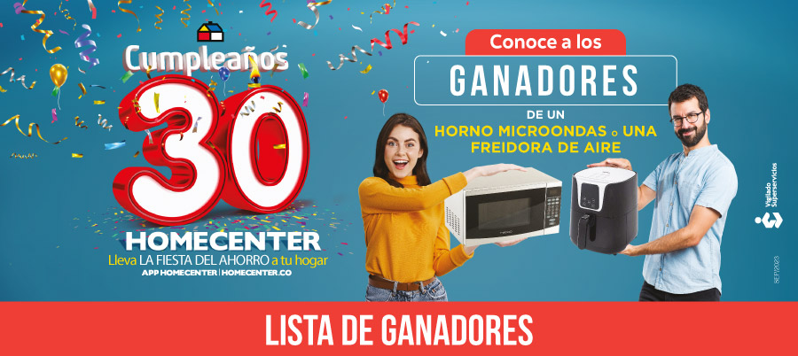 Ganadores Homecenter