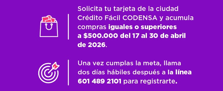 Cr&eacute;dito f&acute;cil codensa