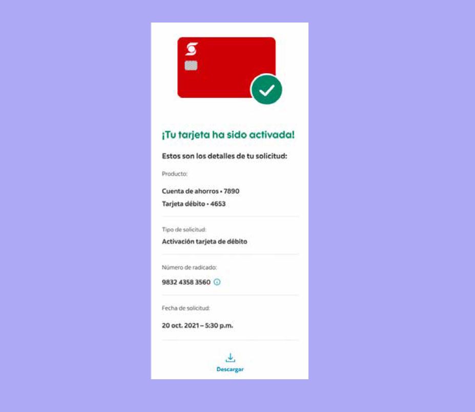 Paso ocho transferencia desde crédito rotativo