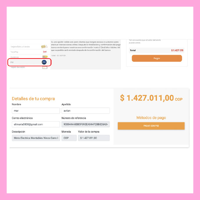 Paso seis transferencia desde crédito rotativo
