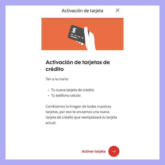 Paso dos transferencia desde crédito rotativo 