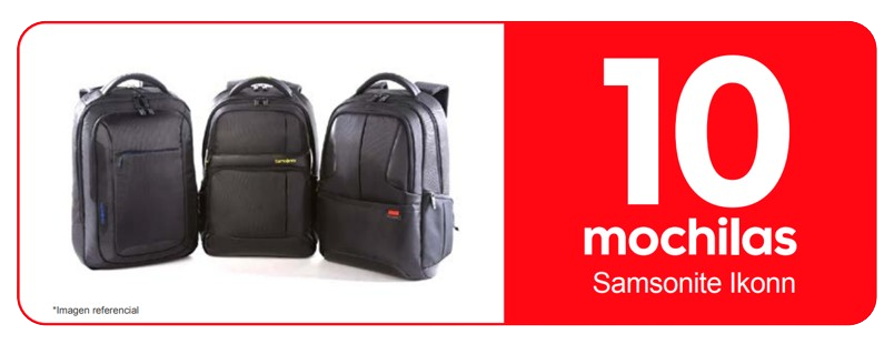 10 mochilas Samsonite Ikonn