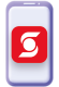 Ícono de teléfono con logo Scotiabank