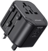 Adaptador Universal 4 en 1 USB Dual 12W negro