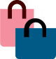 Icono bolsas de compras