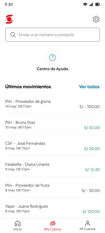 pagos recibidos