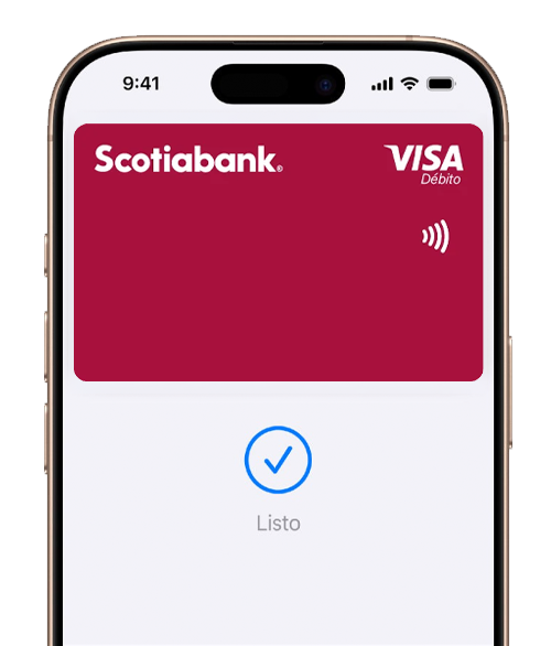 Visa Scotiabank en Apple Wallet