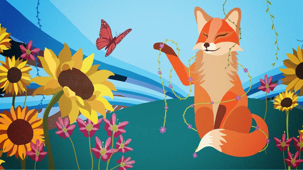 Daniela Rocha illustration at lakeview village
