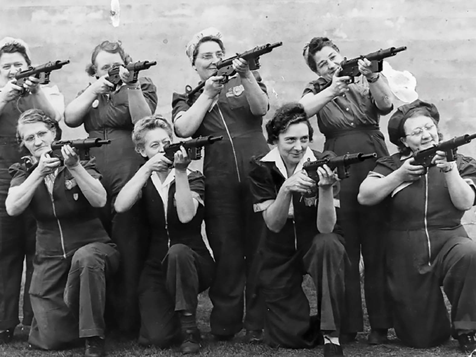 women rifles historical image lakeview