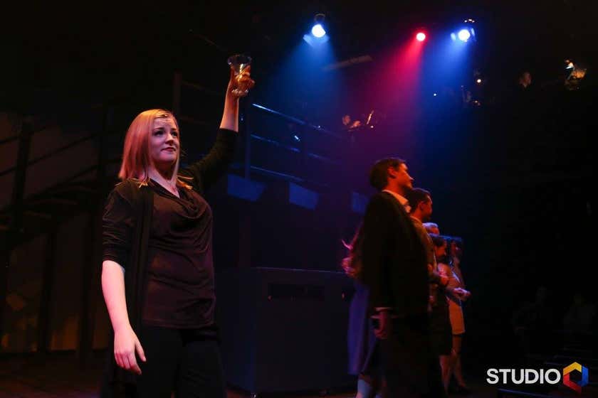 Sam as Joanne in Company (Queens)