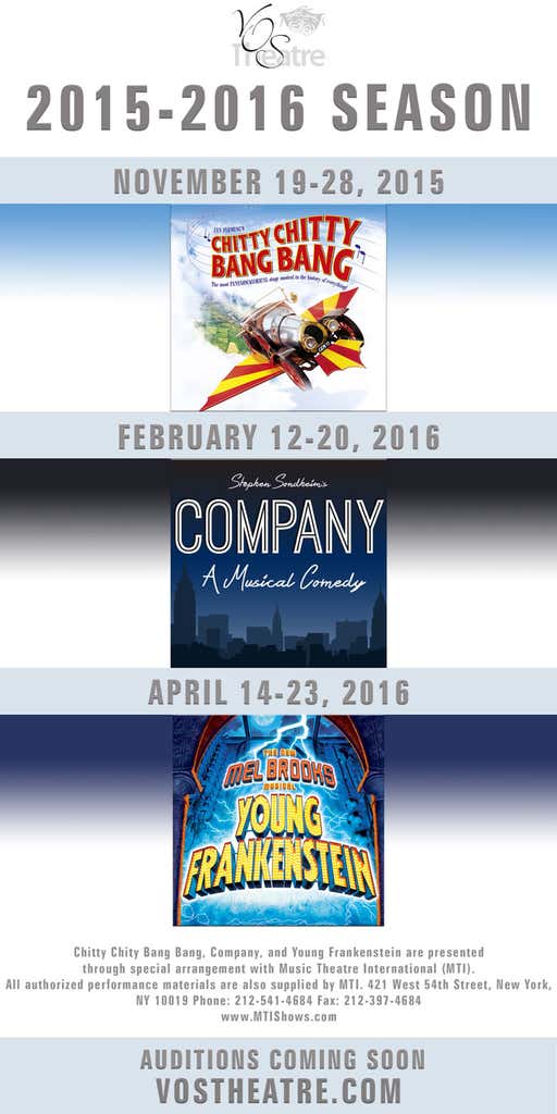 VOS Theatre - 2015-2016 Season Announcement